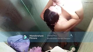 Hot Sister-in-Law Takes a Steamy Shower - Amateur Homemade 4K