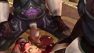 Cultists Ceremonial Foursome Gangbang - Warcraft Hentai Parody
