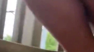 Public Fun Fucking My Pussy on the Balcony Nude Wake to My Car