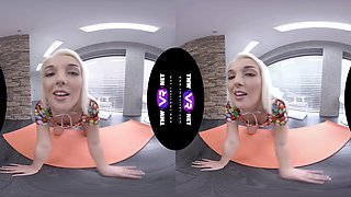 Hot Blonde Masturbates During Yoga - Hot Teen Solo