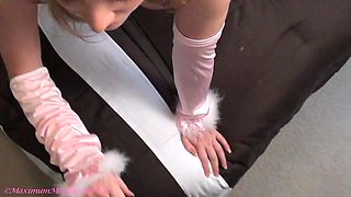 Maggie Green Easter Bunny Blowjob