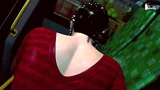 Savita Bhabhi Doggy Style Fuck in Moving Bus - Big Tits Indian MILF Public Sex