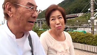 Asian grandmom Ishikawa Mitsue gets fucked hard