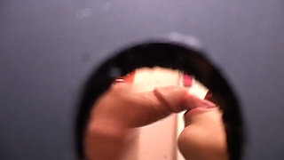 She likes pissing and to feet two cocks in her pussy