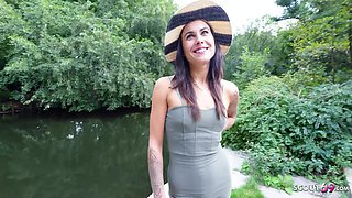 Jenny Stella's Skinny Frame Explores Hard German Casting