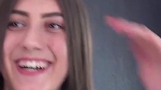 Tall Teen Meets a Large Man for a Sexual Romp