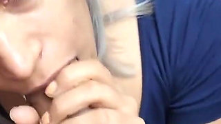 Amazing Blowjob. Cum Swallow