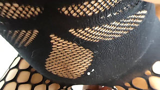 He cums from my pumped pussy. Clit Rubbing Orgasm