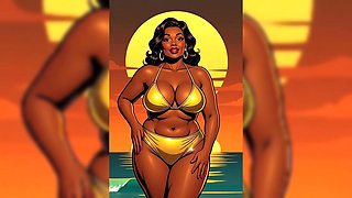 Bold Black Woman Animated to Tease