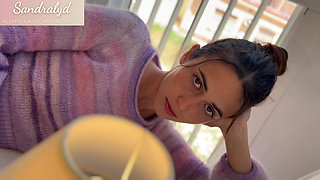 Lonely spanish girl in her bedroom