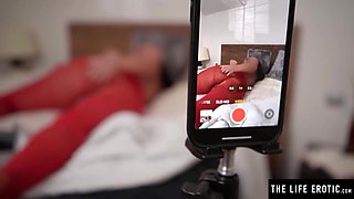 Hot Horny Brunette Films Herself Masturbating All Night Long