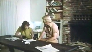 Two Sisters 1971: Blowjob, Hardcore  Brunette Porn