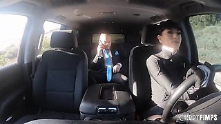 Judy Jolie's natural tits scene by Cherry Pimps