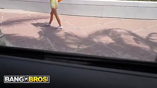 Bangbros - dirtydanii 69 sucks johnny's sausage to make it even fatter and gets pounded in the pound bus