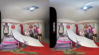 Sexy Doctor Prescribes The Fuck Machine - ItalianFetishVR