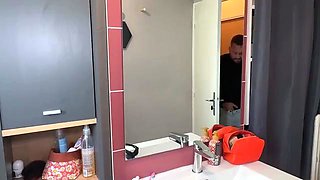 Wild and wet fuck session for slutty shameless housewife