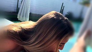 Brunette hardcore blowjob