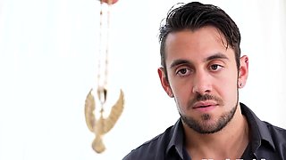 Crazy therapist control 2 handsome dudes