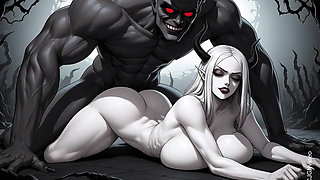 demon girls get sex in outworld (Ai animation)