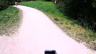 pulled bigbooty babe cockriding outdoor