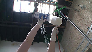 Blonde Girl Does Hardcore BDSM and Slave in a Clinic
