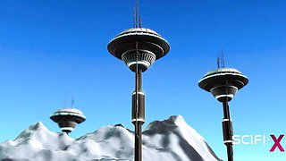 Lovely chippie - anal creampie scene - Scifi-X