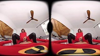 Perverted cosplay vixen emotional adult clip