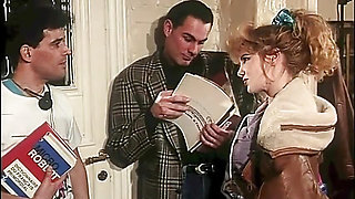 90's College: 3 Way Sex in Gym Locker Room