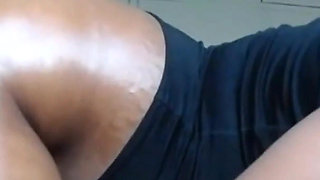 Bouncing Oiling My Booty Squeezing My Boobs Rubbing My Hairy Pussy