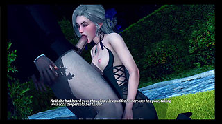 Reach girl with daddy issues suck my cock when her daddy standing right behind me