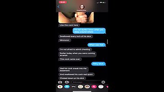 Hotwife Cheats on Hubby with Sexting & Monster Cock