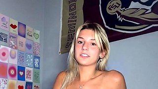 Small titted babe gives awesome blowjob