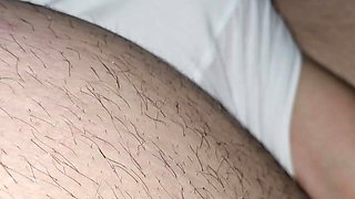 Step mom caught by husband with hand under step son pants touching his dick