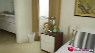 Big Titty Stepsister Desperate for Money
