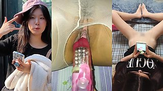 Korean Cutie WooHyun Takes a Stocking Fuck in Home