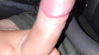 Almost caught jerking Uncut in Public Park voyeur