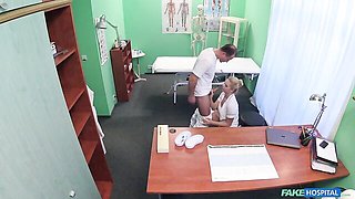 Sexy slutty nurse More Chance fucks with a doctor on the table