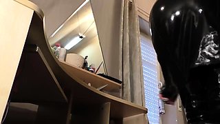 Chubby Brunette Big Boobs Dildo Masturbation