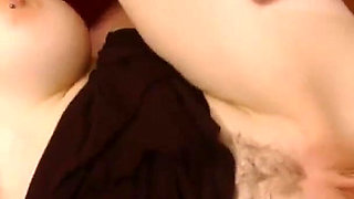 Alluring babe in high heels gets plowed in her both holes