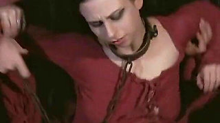 Thieving Whore - a Chained Hungry Maid Gets Some Water and Bread in a Very Special Way