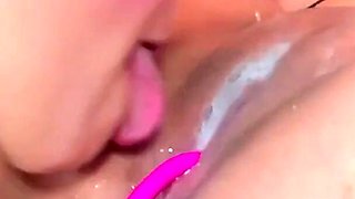 Lesbians Get Fucked by a Huge Dildo