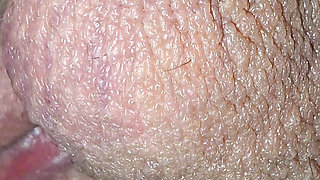 A pov of his big pierced cock making my pussy overflow with cum