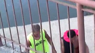 Two boys outdoor