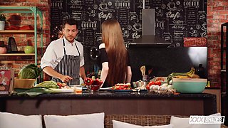 Angel Rush's Steamy Kitchen Affair Fuels Wild Passion