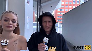 Hunt4k. blonde naomi enjoy seduced a prosperous guy with her large Natural Tits in front of her bf