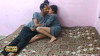Indian Skinny College Girl Deepthroat Blowjob With Intense Orgasm Pussy Fucking