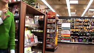 Behind the scenes with busty babe