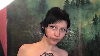 Playing with Her Virgin Pussy for the First Time and Fucking with a Huge Dildo