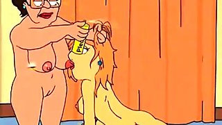Big tits and titjob of famous toons