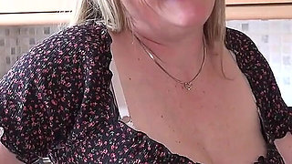 Auntjudys - Fucking Your Busty MILF Wife Marie in the Kitchen (pov)
